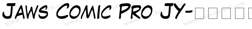 Jaws Comic Pro JY字体转换